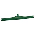 23.6" Green Polypropylene Vikan® Ultra Hygiene Squeegee with Single TPE Rubber Blade (Handle Sold Separately)