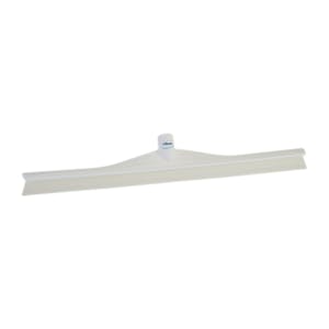 23.6" White Polypropylene Vikan® Ultra Hygiene Squeegee with Single TPE Rubber Blade (Handle Sold Separately)