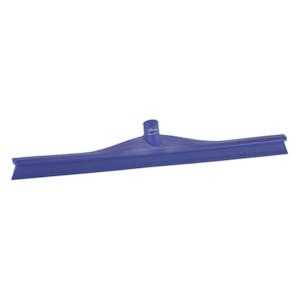 23.6" Purple Polypropylene Vikan® Ultra Hygiene Squeegee with Single TPE Rubber Blade (Handle Sold Separately)