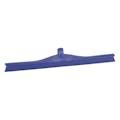 23.6" Purple Polypropylene Vikan® Ultra Hygiene Squeegee with Single TPE Rubber Blade (Handle Sold Separately)