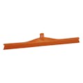 23.6" Orange Polypropylene Vikan® Ultra Hygiene Squeegee with Single TPE Rubber Blade (Handle Sold Separately)