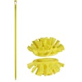 Yellow Polypropylene Vikan® UST Tank Brush with Stiff Bristles & 66.9" Yellow Ultra Hygienic Handle