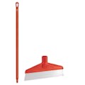 Red Polypropylene Vikan® Table & Floor Scraper with Stainless Steel Blade & 39.4" Red Ultra Hygienic Handle