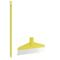 Yellow Polypropylene Vikan® Table & Floor Scraper with Stainless Steel Blade & 39.4" Yellow Ultra Hygienic Handle