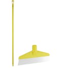 Yellow Polypropylene Vikan® Table & Floor Scraper with Stainless Steel Blade & 51.2" Yellow Ultra Hygienic Handle