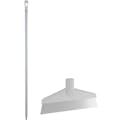 White Polypropylene Vikan® Table & Floor Scraper with Stainless Steel Blade & 66.9" White Ultra Hygienic Handle