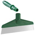Green Polypropylene Vikan® Table & Floor Scraper with Stainless Steel Blade & 6.3" Green Mini Handle