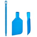 Blue Polyamide Vikan® Rigid Paddle Scraper with 26" Blue Ultra Hygienic Handle