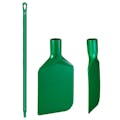 Green Polyamide Vikan® Rigid Paddle Scraper with 40" Green Ultra Hygienic Handle