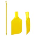 Yellow Polyamide Vikan® Rigid Paddle Scraper with 40" Yellow Ultra Hygienic Handle