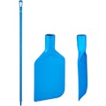 Blue Polyamide Vikan® Rigid Paddle Scraper with 51" Blue Ultra Hygienic Handle