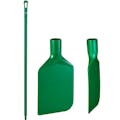 Green Polyamide Vikan® Rigid Paddle Scraper with 51" Green Ultra Hygienic Handle