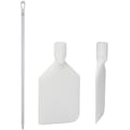White Polyamide Vikan® Rigid Paddle Scraper with 51" White Ultra Hygienic Handle