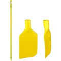 Yellow Polyamide Vikan® Rigid Paddle Scraper with 51" Yellow Ultra Hygienic Handle