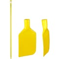 Yellow Polyamide Vikan® Rigid Paddle Scraper with 59" Yellow Ultra Hygienic Handle