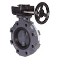 2" Hayward® BYV Series PVC Butterfly Valve with EPDM Liner - Gear Operated