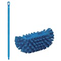 Blue Polypropylene Vikan® Tank Brush with Medium Bristles & 40" Blue Ultra Hygienic Handle