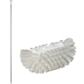 White Polypropylene Vikan® Tank Brush with Medium Bristles & 67" White Ultra Hygienic Handle