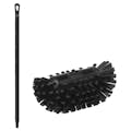 Black Polypropylene Vikan® Tank Brush with Stiff Bristles & 40" White Ultra Hygienic Handle