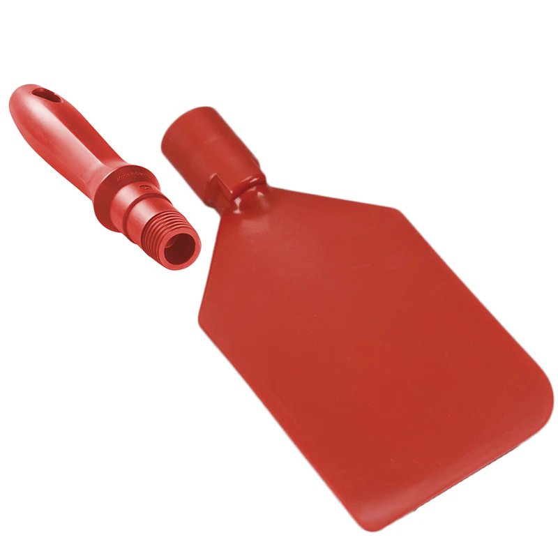 Red LDPE Vikan® Flexible Paddle Scraper with 6.3