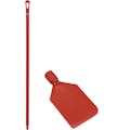Red LDPE Vikan® Flexible Paddle Scraper with 59" Red Ultra Hygienic Handle