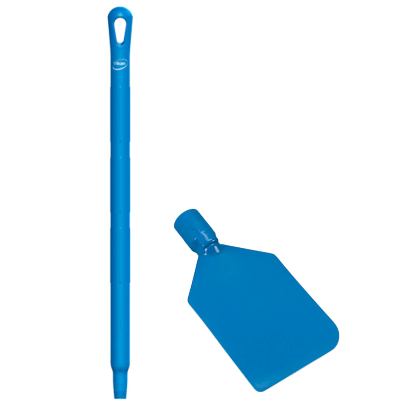 Blue LDPE Vikan® Flexible Paddle Scraper with 25.6
