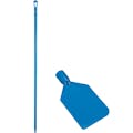 Blue LDPE Vikan® Flexible Paddle Scraper with 67" Blue Ultra Hygienic Handle
