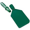 Green LDPE Vikan® Flexible Paddle Scraper with 6" Green Mini Handle