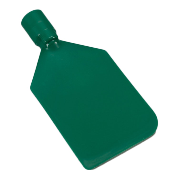 Green LDPE Vikan® Flexible Paddle Scraper with 25.6" Green Ultra Hygienic Handle