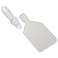 White LDPE Vikan® Flexible Paddle Scraper with 6" White Mini Handle