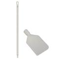 White LDPE Vikan® Flexible Paddle Scraper with 40" White Ultra Hygienic Handle