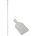 White LDPE Vikan® Flexible Paddle Scraper with 59" White Ultra Hygienic Handle