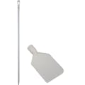White LDPE Vikan® Flexible Paddle Scraper with 67" White Ultra Hygienic Handle