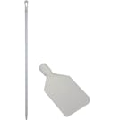 White LDPE Vikan® Flexible Paddle Scraper with 66.9" White Ultra Hygienic Handle