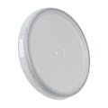 Natural HDPE Lid with Tear Tab for 5 Gallon Round Built-In Bottom Handle Buckets