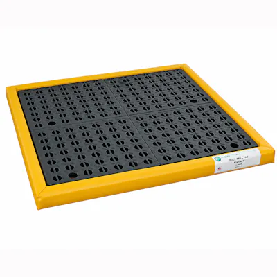 12 Gallon Poly-Spillpad™ with Grate 48" L x 48" W x 2" Hgt.