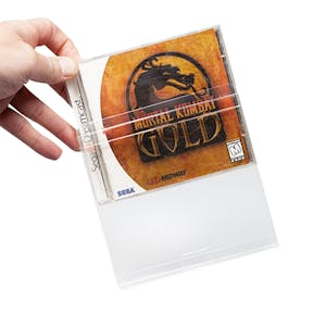 BOXPRO® Crystal Clear Protector for CD, PS1 & Dreamcast Case - 5-5/8" L x 4-15/16" W x 7/16" Hgt. (Package of 10)