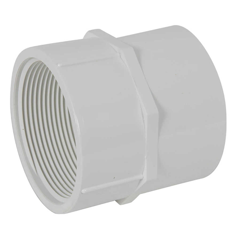 Pvc Threaded To Socket Adapter PVC Schedule 40 Thread x Socket Female Adapters | U.S. Plastic Corp.