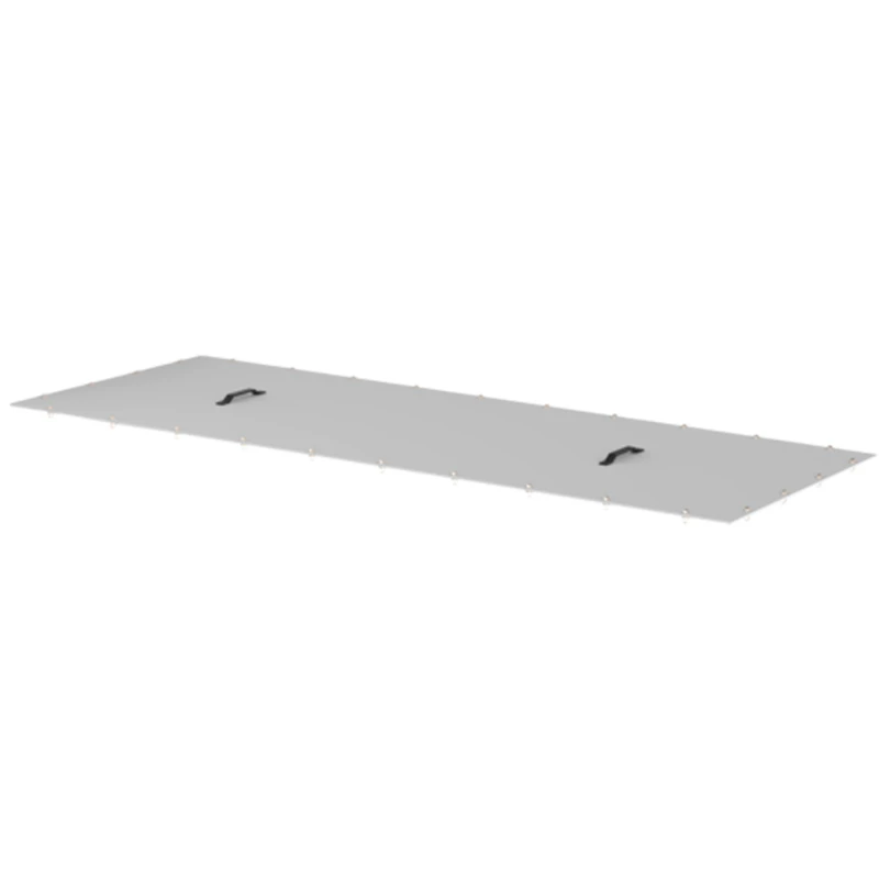 Centered Handle for Fiberglass Ribbed Open Top Tank Covers (Installed)
