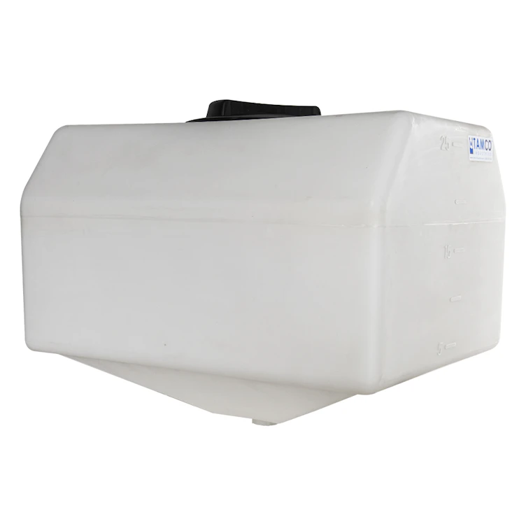50 Gallon Natural Tamco® Total Drain Tank & Stand with 8" Lid & 3/4" FPT Boss Fitting Package