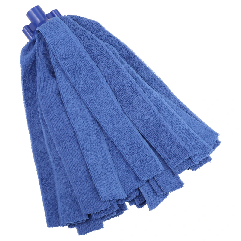 Blue Microfiber Vikan® Socket Replacement Mop Head (Handle Sold Separately)