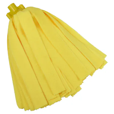 Yellow Microfiber Vikan® Socket Replacement Mop Head (Handle Sold Separately)