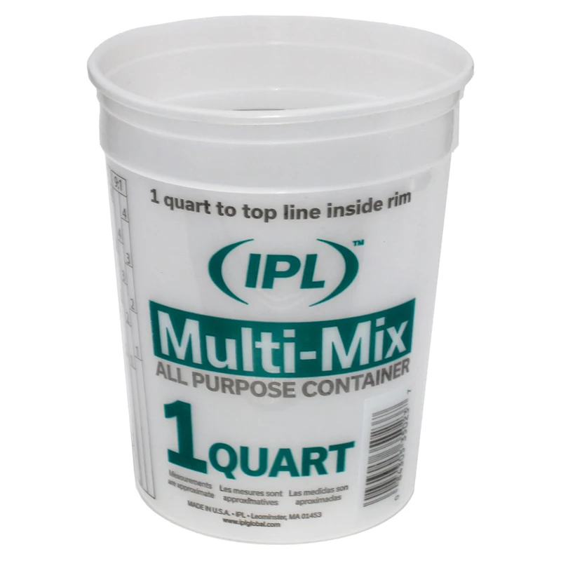 IPL™ 1 Quart HDPE Multi-Mix Container (Lid Sold Separately)