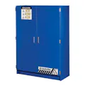 Free Standing Justrite® Wood Laminate Safety Cabinet with 2 Manual-Close Doors