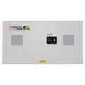Justrite® Lithium-Ion Battery Safety Cabinet with 2 Manual-Close Doors