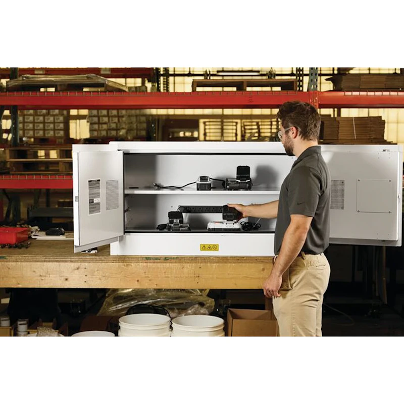 Justrite® Lithium-Ion Battery Safety Cabinet