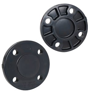 1-1/4" Schedule 80 Gray PVC Blind Flange