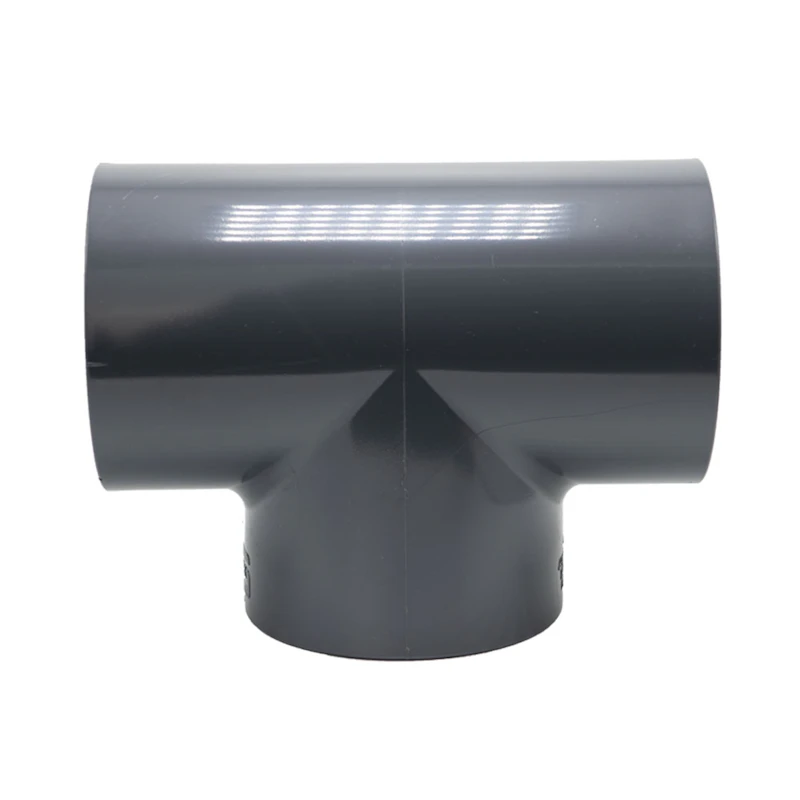 4" Schedule 80 Gray PVC Socket Tee