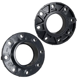 4" Schedule 80 Gray PVC Socket Companion Flange