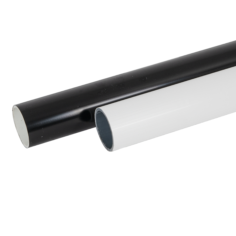 Black White PVC Furniture Pipe U.S. Plastic Corp